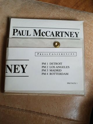 The Beatles.  Paul Mccartney.  Press Conference Pack.  4 Disc Set Unplayed.  1979/80.