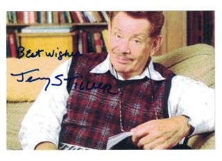 Jerry Stiller Signed Autographed 4 X 6 Photo Actor Seinfeld