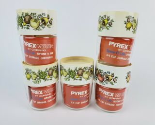 Set 5 Pyrex Spice Of Life Store 