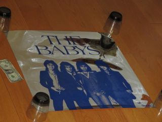 The Babys rock n Roll Music band 1970s Rare Foil Record Store Poster John Waite 6