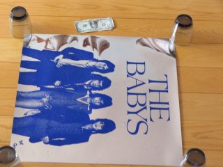 The Babys rock n Roll Music band 1970s Rare Foil Record Store Poster John Waite 8