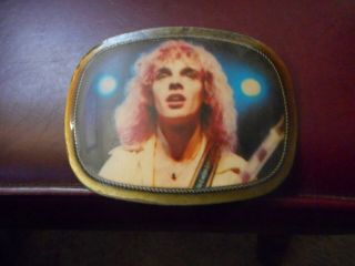 VINTAGE 1976 PACIFICA PETER FRAMPTON BELT BUCKLE,  THIS ONE NOT ON EBAY 2