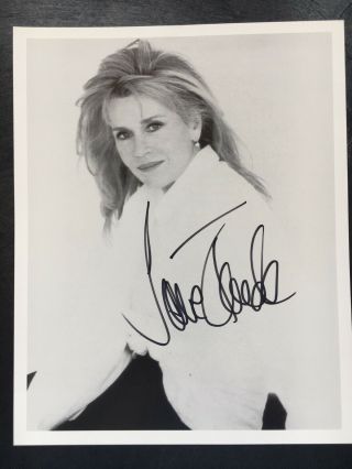 Jane Fonda Hand Signed Autographed 8 X 10 Photo