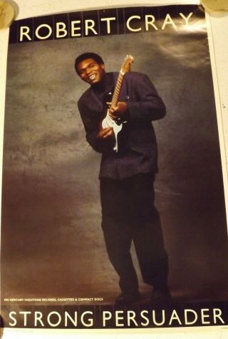 Robert Cray Strong Persuader Label Poster For His Breakthrough Smash 24x36