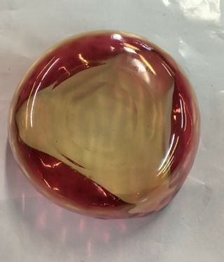 Antique Amberina Victorian Era Hand Blown Art Glass Tumbler and Bowl 6