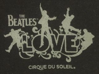 The Beatles Love Cirque Du Soliel Sweatshirt Double Sided Xl