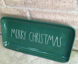 Rae Dunn Merry Christmas 2019 Green Platter