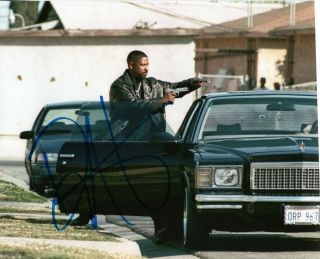 Autographed Denzel Washington Signed 8 X 10 Photo Really