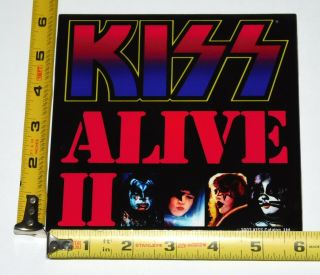 KISS Band Alive 2 Album Record Cover Ceramic Decorative Tile ' 03 OFFICIAL 3