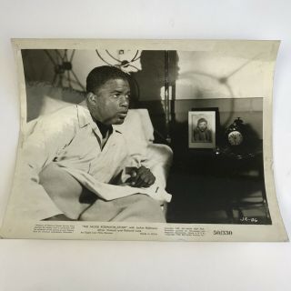 Vintage Movie Photo Still The Jackie Robinson Story 1950 Jackie In Bed