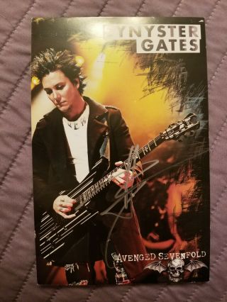 Synyster Gates Autographed Photo