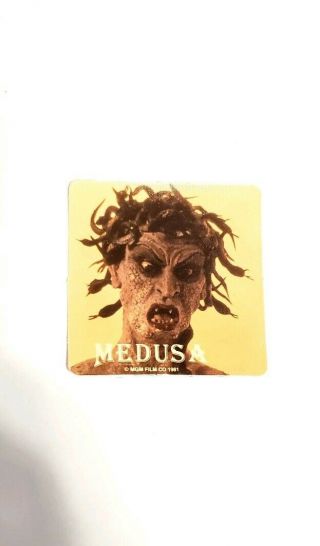 Vintage Clash Of The Titans Post Cereal Promo Sticker 1 - Medusa Harryhausen
