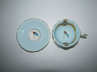 Vintage Paragon Porcelain Patriotic Series Tea Cup And Saucer 578