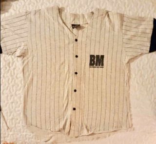 Brian May Back To The Light 1993 Tour Baseball Jersey Shirt.  Size L.  Rare.  Queen