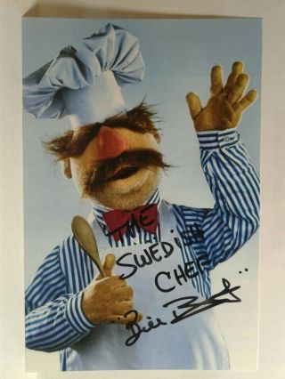 Bill Barretta As Swedish Chef Hand Signed Autograph 4x6 Photo - The Muppets