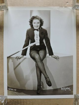 Donna Dae In Pantyhose Orig Leggy Pinup Portrait Photo By Ray Lee Jackson 1940 