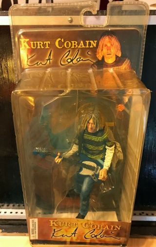 Kurt Cobain Action Figure Smells Like Teen Spirit Neca 2006 Still In Package