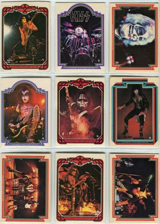 Kiss 1978 Donruss Series 1 Card Set 66 Cards Simmons Stanley Frehley Criss 2