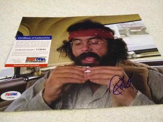 Tommy Chong Signed Autograph 8x10 W/ Psa Dna " Cheech & Chong " Up In Smoke