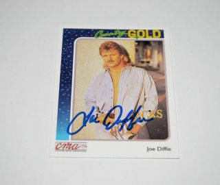 Joe Diffie Country Music Star Signed Trading Card Autograph