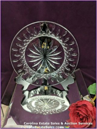Waterford Lismore Crystal Accent Plates 8 " Diameter