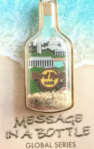 2019 Hard Rock Cafe Washington Dc Message In A Bottle Global Series Le Pin