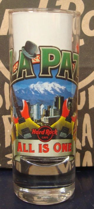 , Hard Rock Cafe La Paz,  City Logo,  Shot Glass For Collectors,  Hrc