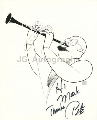 Pete Fountain - American Jazz Clarinetist - Signed 8x10 Photograph