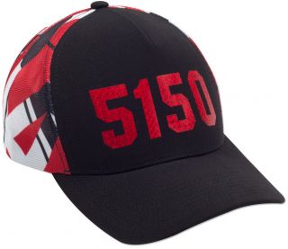 Eddie Van Halen 5150 Baseball Cap Official Evh Hat Striped Red Guitar