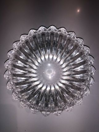 Tiffany & Co Crystal Bowl With Heart Border,  Originally Signed