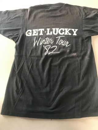VTG vintage 1982 Loverboy Get Lucky winter concert tour T - shirt sz small 2