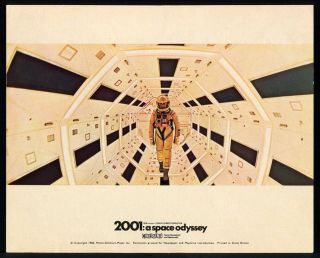 2001: A Space Odyssey Stanley Kubrick Keir Dullea 8x10 British Lobby Card 4