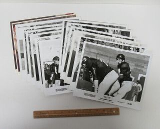 (12) Vintage 1974 (8x10) Movie Media Photos & (2) Lobby Card Longest Yard W7328