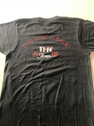 Vtg vintage Fleetwood Mac 1987 The Chain concert t - shirt sz medium 2