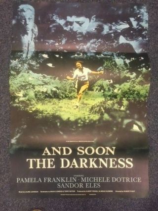 And Soon The Darkness 1970 British Horror Film Poster Michele Dotrice