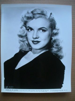 Rare Marilyn Monroe 1948 Movie Promo Film B&w Photograph Ladies Of The Chorus