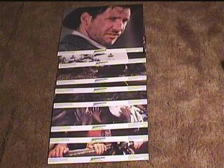 Indiana Jones & Temple Of Doom 1984 11x14 Lobby Card Set Harrison Ford Spielberg