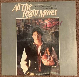 Tom Cruise Autograph Signed All The Right Moves Soundtrack Record Album