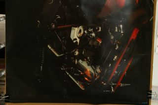 Paul Stanley Kiss Motorcycle Poster 26 5/8 x 38 5/8 1978 Wizard Genius WG 2400 2