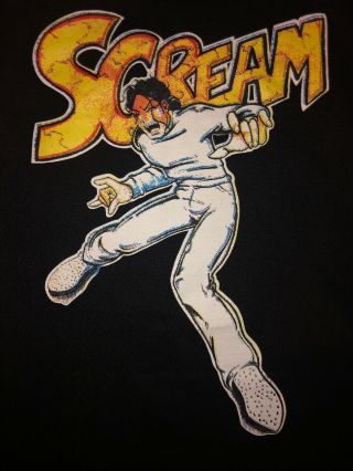 Michael Jackson Vintage Retro Scream Tshirt Rare Fanclub Merch