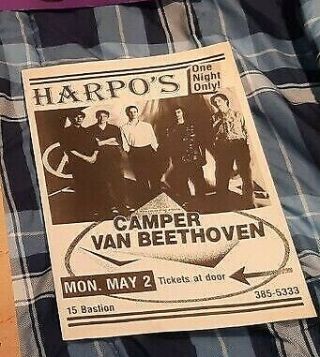 Camper Van Beethoven Concert Poster Harpo 