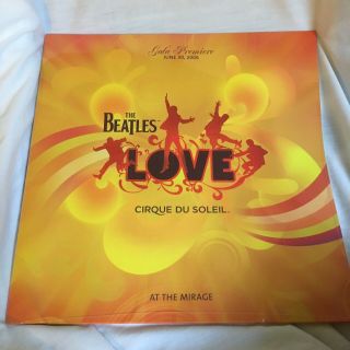 The Beatles Love Cirque Du Soleil 2006 Program At The Mirage Gala Premier