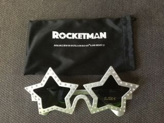 Elton John Rocketman Sunglasses Movie Promo Exclusive Giveaway Rare Uv 400