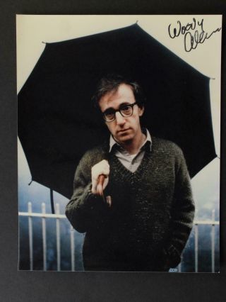 Comedian Director Woody Allen (autograph 8 X 10 Photo