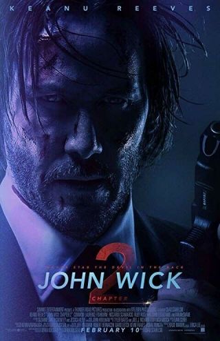 John Wick Chapter 2 Neon Movie Poster 27x40