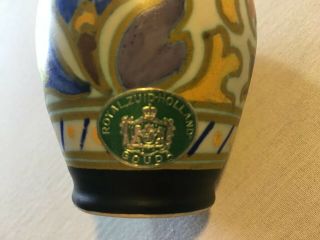 Royal Metz Zuid Holland Gouda Art Pottery Vintage Bud Vase 3