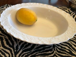 Vintage 1980 RARE Ralph Lauren Claire Wedgewood Oval Serving Bowl ENGLAND 7