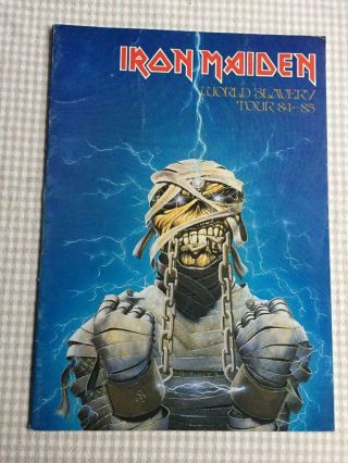 Tour Programme Iron Maiden World Slavery Tour 1984/85