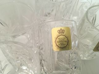 Bleikristall Crystal Shot Glasses Set of 6 Made in Germany 5