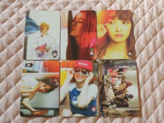 F (x) Fx 2nd Album Pink Tape Photocard Kpop Sm Amber Krystal Victoria Luna Sulli